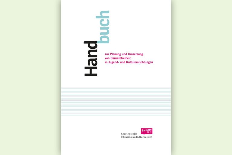 Cover Handbuch zur Barrierefreiheit